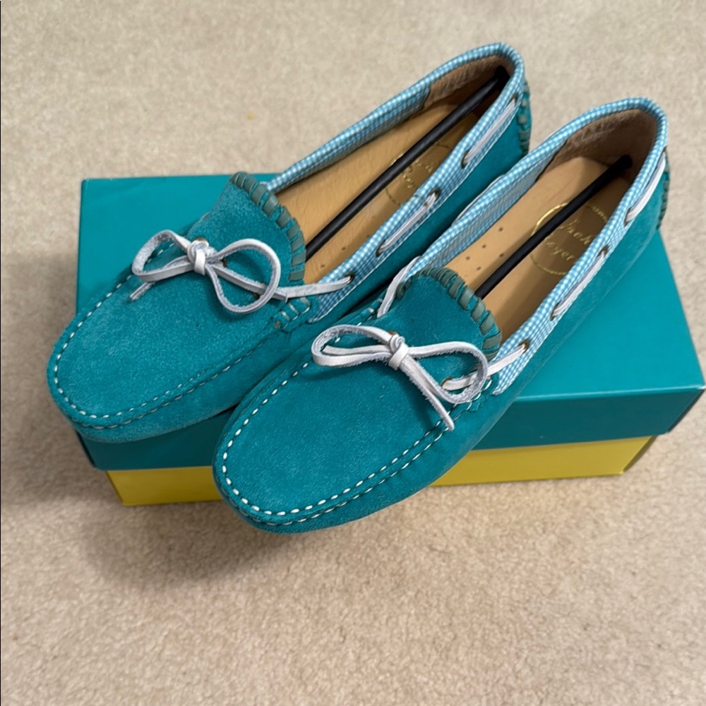 Jack Rogers Caribbean Blue Moccasins